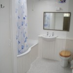 The Gamekeeper's bathroom Gamekeeper's bathroom with overhead shower